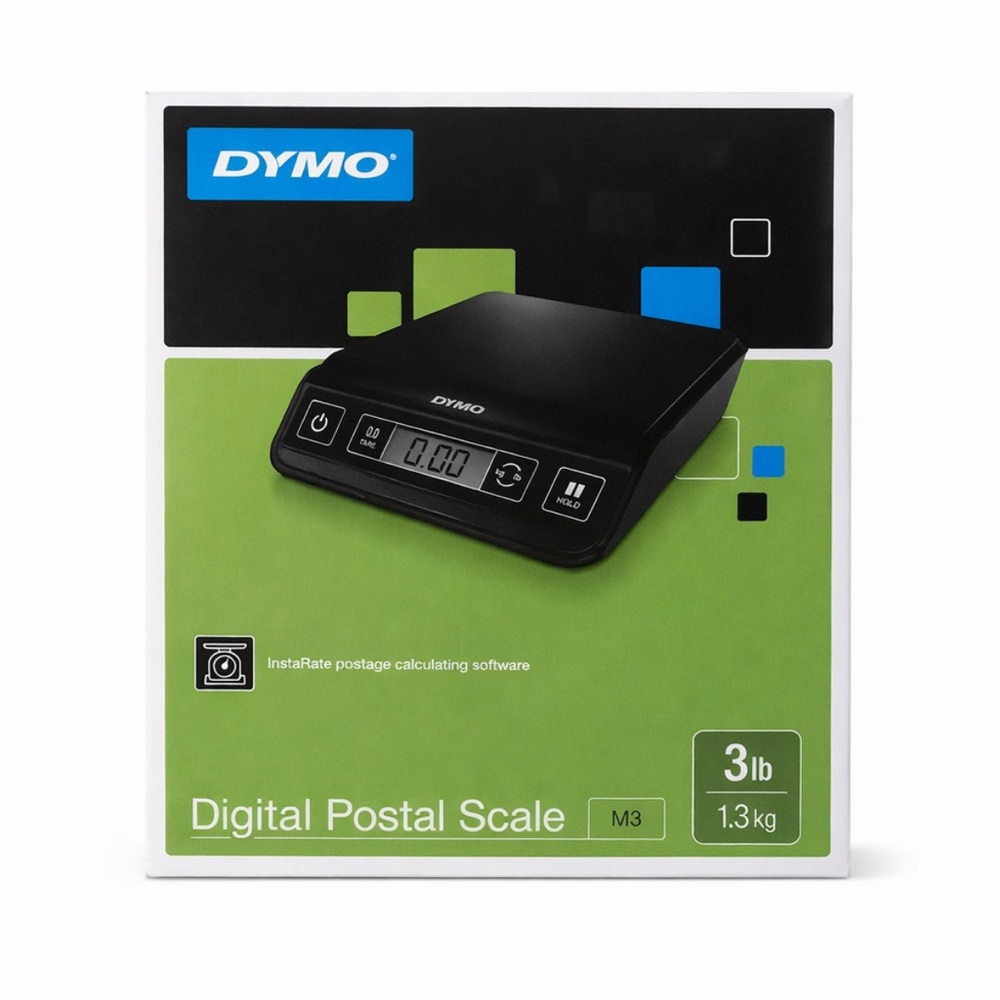 DYMO M3 Digital Postal Scale | Weighs Up to 3 lb | Shipping & Mailing Scale